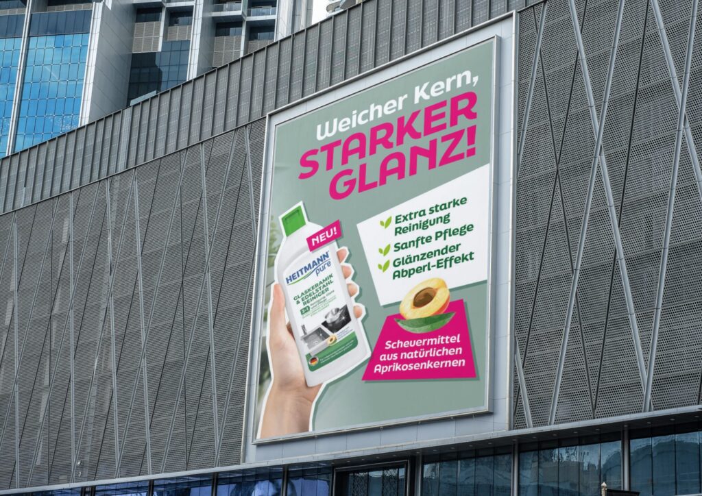 OOH Plakatkampagne Glaskeramik & Edelstahl Reiniger
